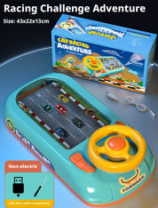Musical Steering Wheel Toys For Boys 4 6 Year Old Toddler Simulated Driving Racing Car Game With Sound Ages 3 Year Old Interactive Educational Learning Race Truck For Kids Girls Birthday Gifts