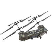 RC Helicopter 3.5 Channel Military Transport Mini Aircraft Toy For Kids Present