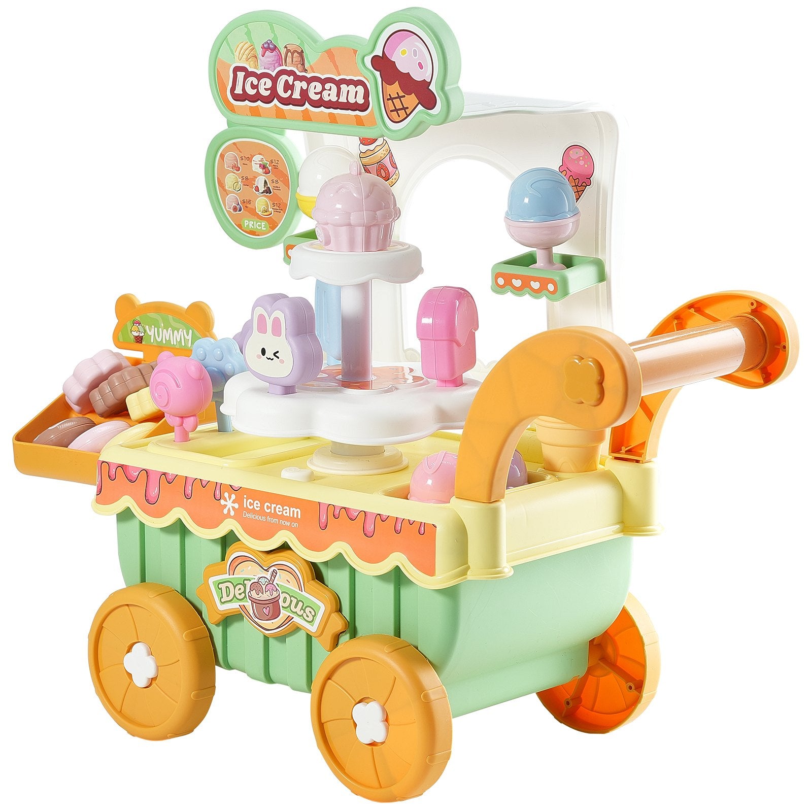 Ice Cream Cart For Kids Pretend Play Ice Cream Shop For Kids