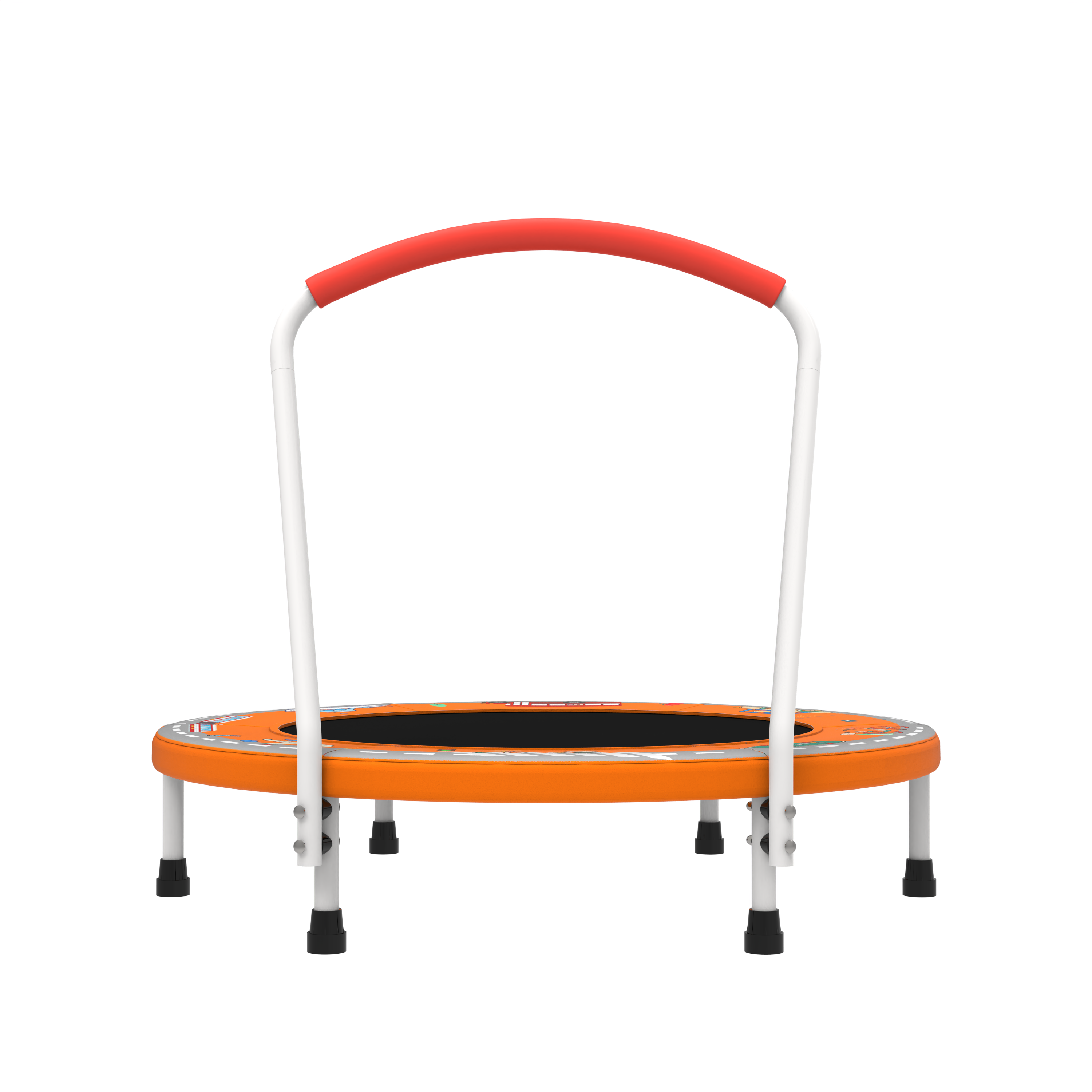 36inch Mini Trampoline For Kids Ages 1-6 Indoor Outdoor Trampoline With Handle  For Kids