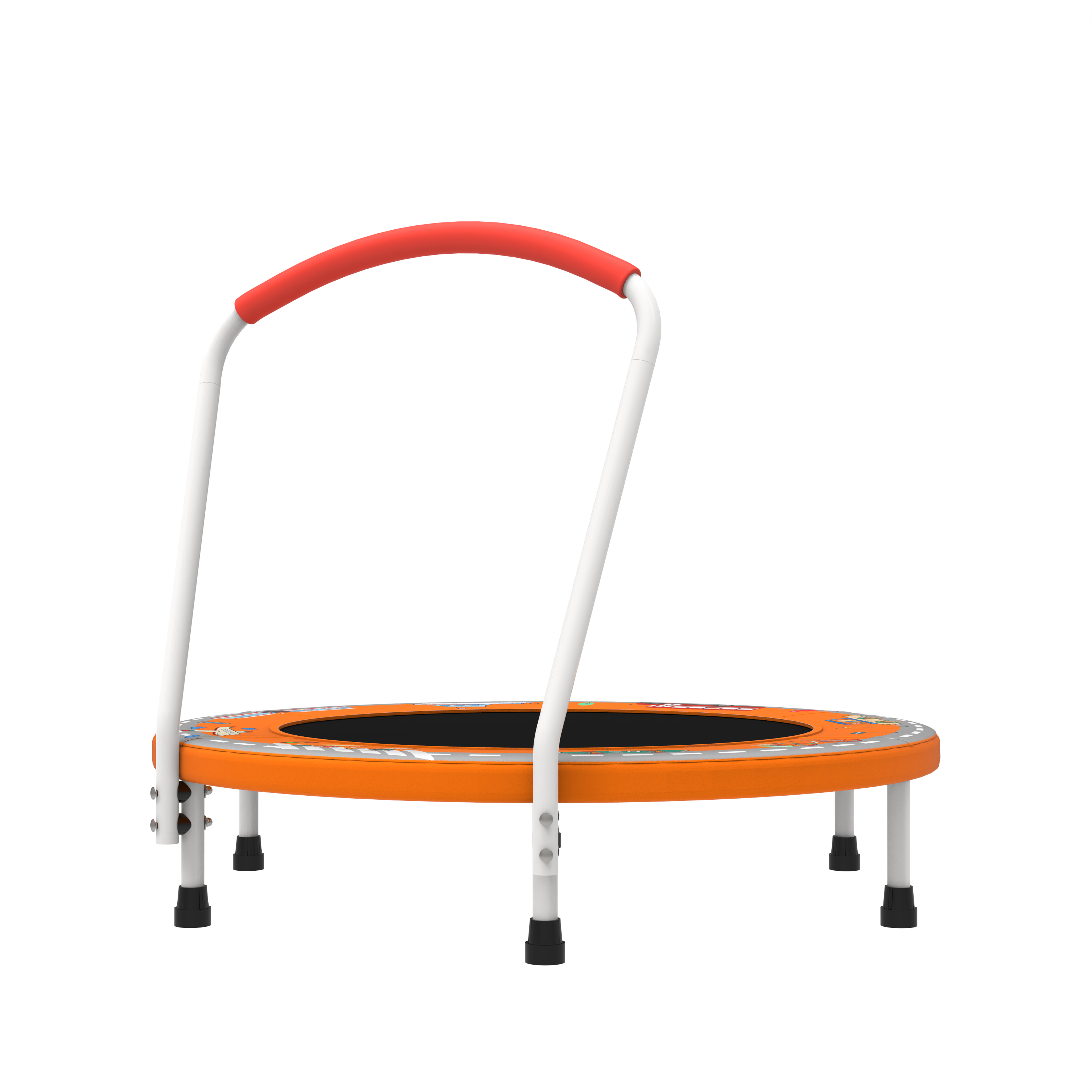 36inch Mini Trampoline For Kids Ages 1-6 Indoor Outdoor Trampoline With Handle  For Kids