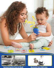 Talking Flash Cards,Kids Toddler Flash Cards With 224 Sight Words,Montessori Toys,Autism Sensory Toys,Speech Therapy Toys,Learning Educational Gifts For Age 1 2 3 4 5 Years Old Boys And Girls