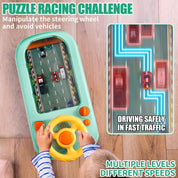 Musical Steering Wheel Toys For Boys 4 6 Year Old Toddler Simulated Driving Racing Car Game With Sound Ages 3 Year Old Interactive Educational Learning Race Truck For Kids Girls Birthday Gifts