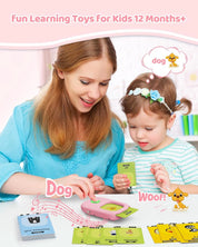Talking Flash Cards,Kids Toddler Flash Cards With 224 Sight Words,Montessori Toys,Autism Sensory Toys,Speech Therapy Toys,Learning Educational Gifts For Age 1 2 3 4 5 Years Old Boys And Girls